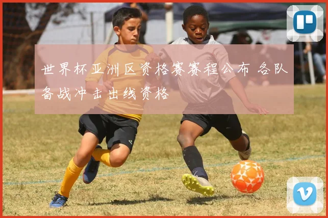 世界杯亚洲区资格赛赛程公布 各队备战冲击出线资格